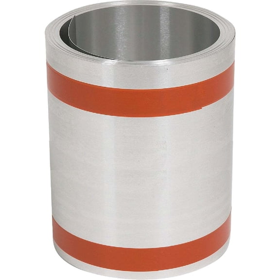 Amerimax 70008 Seamless Standard Valley Flashing, 8 in W x 50 ft Roll L x 0.01 in T, Steel