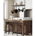 thumbnail image 4 of Hanging Pot Rack Ceiling Wall Mounted Pot Rack for Kitchen Industrial Style Pot Hanger with Hooks Cookware Storage Organizer for Pots and Pans Rustic and TPRBFC, 4 of 8