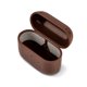 thumbnail image 1 of Funda de cuero marrón para AirPods 3 (2021), funda protectora de cuero genuino premium a prueba de golpes para Apple AirPods 3 Estuche de carga de auriculares (LED visible) Cargador inalámbrico, 1 of 5