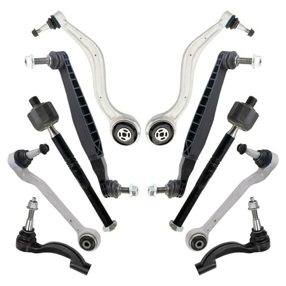 TRQ Front Control Arms Tie Rods Links Kit Fits 2013-2019 Cadillac ATS PSA32055