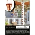 thumbnail image 3 of Rain Chains by JASINC 8.5 ft Layer Rain Chain Copper, Water Diverter, JAS3008C, 3 of 5