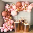 thumbnail image 6 of Dusty Pink Balloons 50 pcs 12 Inch Blush Pink Dusty Rose Latex Helium Balloons for Baby Shower Bridal Shower Gender Reveal Boho Theme Princess Birthday Party Decorations Pink-F01, 6 of 14