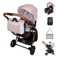 thumbnail image 1 of Carriola 4 En 1 Con Base Para Autoasiento Borah - Ibaby rosa, 1 of 10