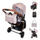thumbnail image 1 of Carriola 4 En 1 Con Base Para Autoasiento Borah - Ibaby rosa, 1 of 10