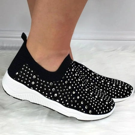 

YTJX Women s Ladies Mesh Fabric Breathable Sport Sneakers Running Shoes
