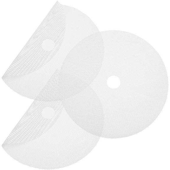 3pcs Silicone Dehydrator Sheets Round Fruit Drying Mesh Reusable Dehydrator Trays