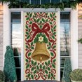thumbnail image 5 of Aodebiao Rideau de Porte de Noël Décorations Imperméable Polyester Scène des Fêtes Toile de Fond Réutilisable Décoration Suspendue pour Porte pour Maison Vitrine Fête Festive Saisonnière Décoration Intérieure Extérieure, 5 of 5
