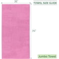 thumbnail image 3 of Elegant Comfort Three Line Popcorn Towel Set for Bathroom 35 x 70 inches, Premium Hotel Quality 1-PACK Jumbo Towels, 100% Turkish Cotton, Soft and Durable, Quick Dry and Highly Absorbent, Black, 3 of 7