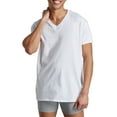 thumbnail image 3 of Fruit of the Loom Premium Men's V-Neck Undershirts, 4-Pack, 3 of 11