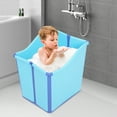 thumbnail image 6 of Home Portable Bathtub,Foldable Mini Bathtub for Children,Kids Folding Water Tub Sauna Spa Soaking Bath Bathtub Collapsible Bathtub -22.45gal, 6 of 14
