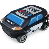 ZIPIT Police Car Pencil Case for Boys, Large Capacity Pencil Box for School