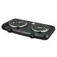 thumbnail image 2 of Mainstays Portable Double Burner with Adjustable Temperature Control, 1800W, 2 of 5