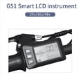 thumbnail image 4 of 3X Controlador de Accesorios para Bicicleta EléCtrica, Pantalla LCD G51, Acelerador de Scooter EléCtrico de 5 Pines, Conector Impermeable, 4 of 5