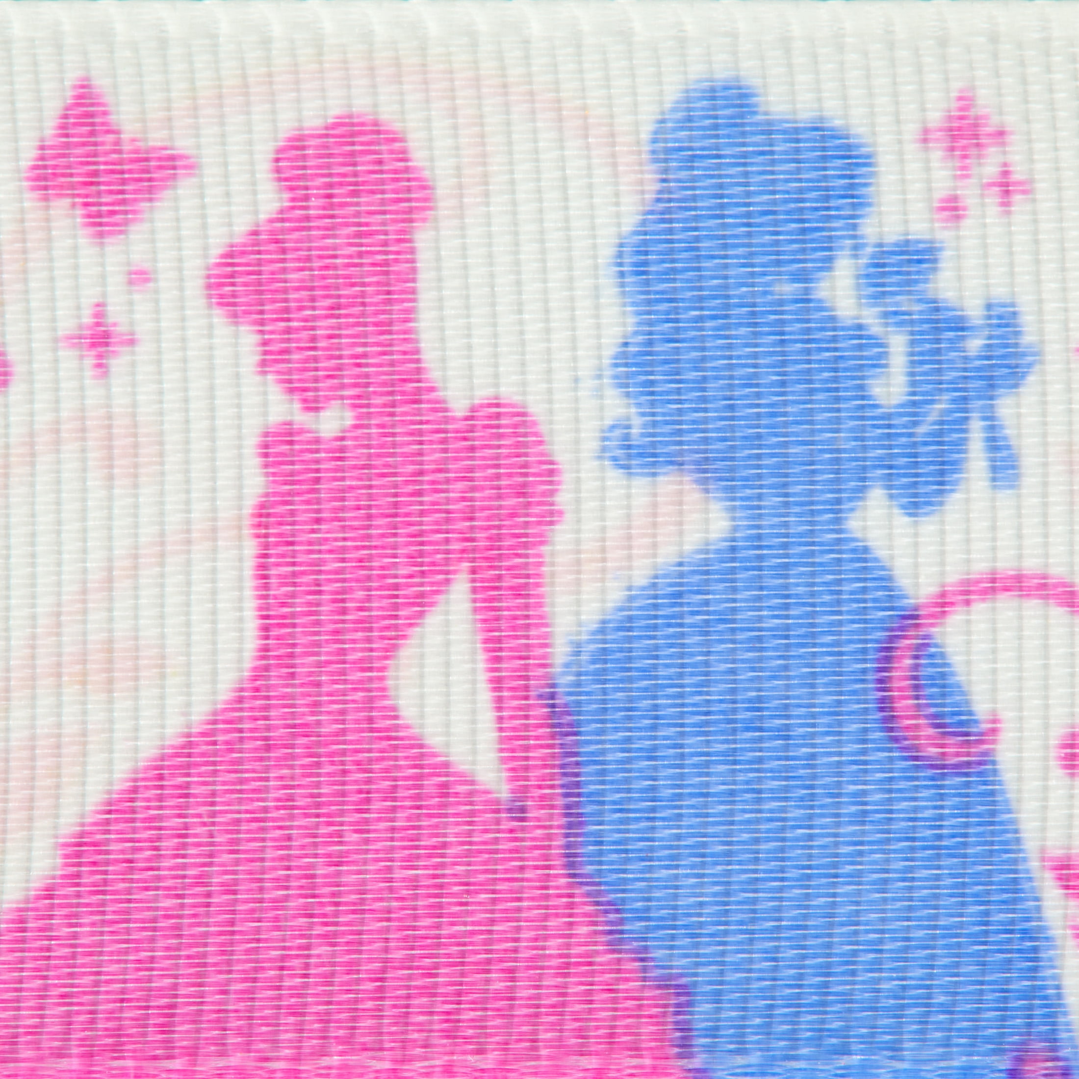Offray Disney Princess single face satin ribbon, 0.875in x 9ft, for sewing, crafts and gifting