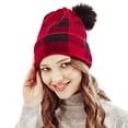 thumbnail image 6 of 2PC Christmas Knitted Pompom Beanie Hat Mother & Baby Xmas Hat, 6 of 6