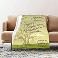 thumbnail image 2 of Tree Healing Scripture Bible Verse Fleece Throw Sympathy Prayer Blanket Religious Christian Inspirational Gifts for Women Friends - 40''x50'', 2 of 5