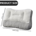 thumbnail image 3 of Almohada para la apnea del sueño, almohada cervical Proease, almohada ortopédica para dormir profundamente Proease, almohada ergonómica Proease para cuello y hombros, 3 of 5