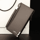 thumbnail image 3 of Cartera para hombre, larga, de negocios, de gran capacidad, con cremallera, multifuncional, para bolso de mano, 3 of 4
