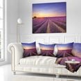 thumbnail image 2 of Designart Lavender Field in Provence France - Landscape Wall Throw Pillow - 16x16, 2 of 4