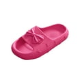 thumbnail image 3 of abtuhar Womens Slides,Slippers for Women,Cloud Slippers for Women and Men,House Slippers Shower Shoes Indoor Slides Bathroom Sandals,Lightweight,Thick Sole,Non-Slip Hot Pink, 3 of 4