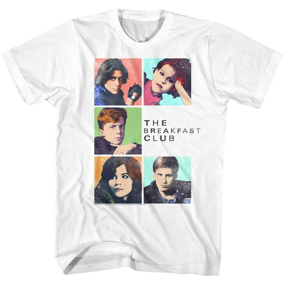 Breakfast Club Five White Adult T-Shirt