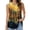 Yellow, variant on cocolona Womens Summer Loose Fit Tank Tops Crew Neck Sleeveless Shirts Fashion Casual Cute Print Blouses