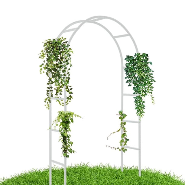 Arco de Flores Metálico Soporte para Plantas Trepadoras, Decoración de Boda y Jardín, Fácil Montaje, Resistente, Ideal para Ceremonias, Fiestas y Eventos DIY