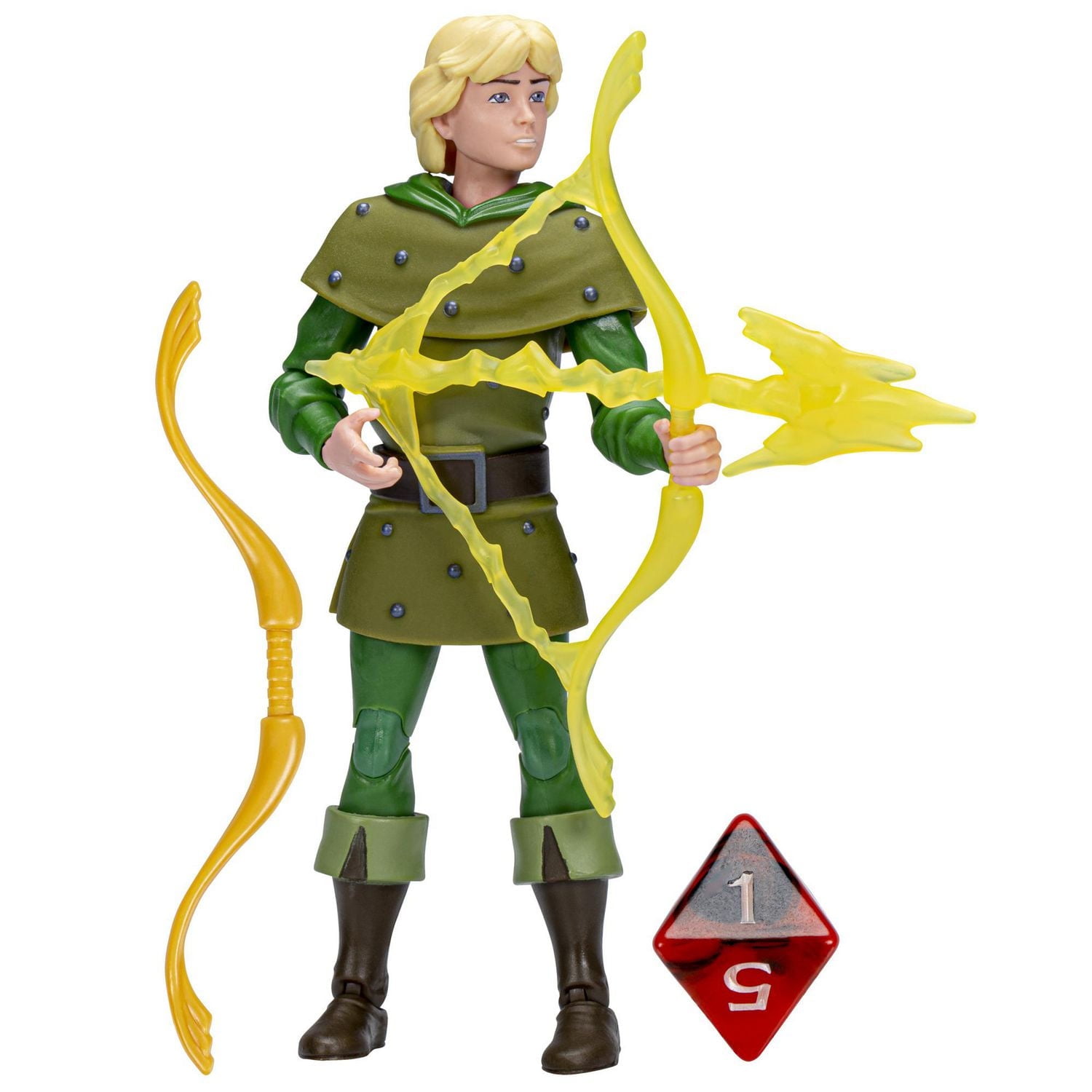 Dungeons & Dragons Cartoon Classics 6-Inch-Scale Hank the Ranger Action Figure, D&D 80s Cartoon, Includes d8 from Exclusive D&D Dice Set