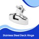 thumbnail image 2 of Barco de acero inoxidable Swivel Deck Bisagra extraíble Relación rápida 180 Grados Rotatable Mount Otous Outdoor Barcos de mar Yate Hardware Inevent TO001123-00, 2 of 6