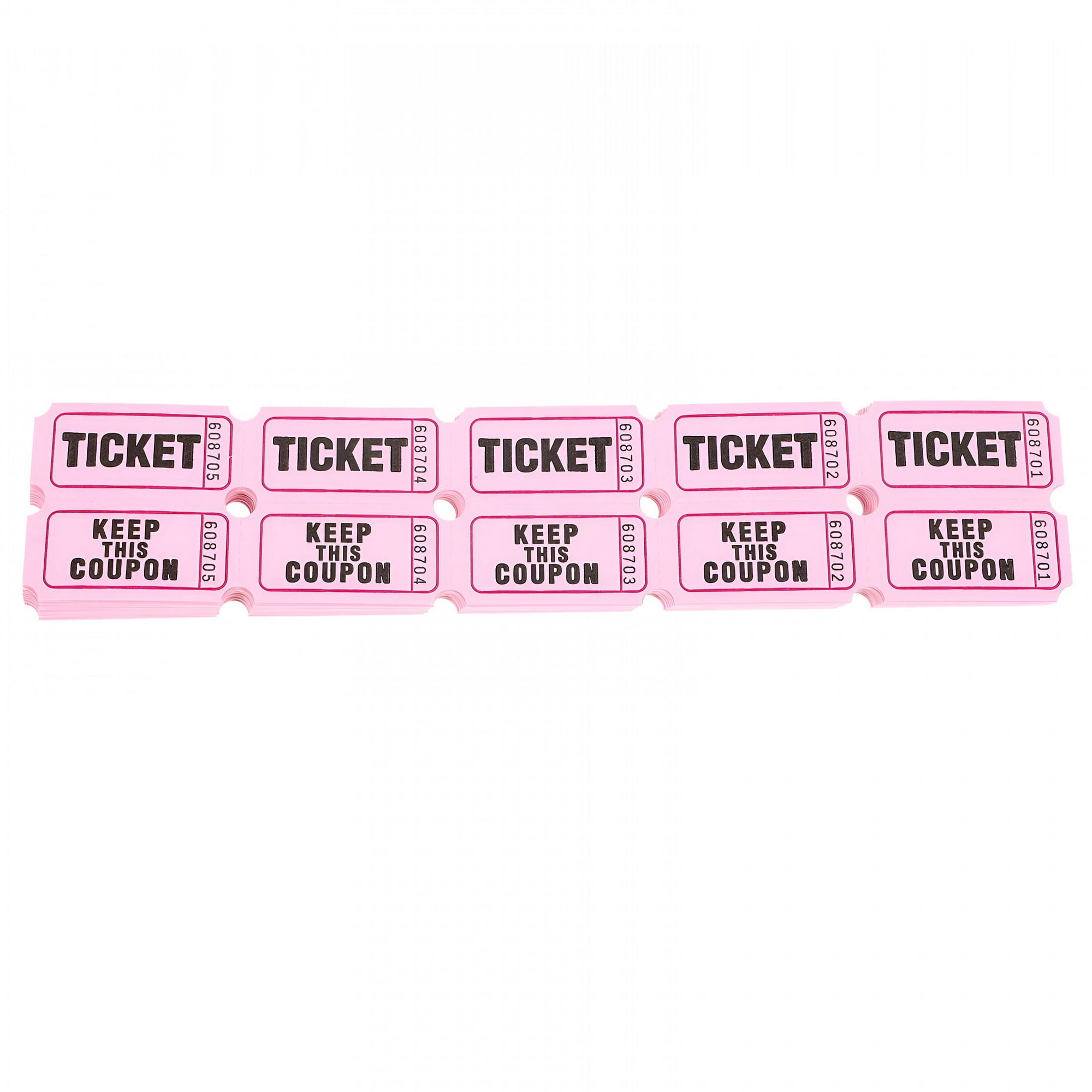 CCOCC 2026 New 100Pcs Raffle Tickets Universal Ticket Labels Universal Ticket Events Tickets Universal Tickets, for Parties, Fundraisers, Games, Events, Raffles, Giveaways