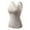 Khaki, variant on Women Thermal Underwear Top Double Brushed Red Velvet Chest Pad Slim Fit Seamless Cold Weather Base Layer