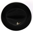 thumbnail image 3 of Montique Black Lightfelt 2 ВЅ Inch Wide Brim Wool Felt Pinch Hat H-60, 3 of 4