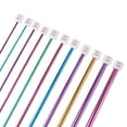 thumbnail image 3 of 2.0 mm to 8.0 mm Tunisian Afghan Knitting Needle Set, Multicolor Aluminum Knitting Needles Tools for Beginners, 3 of 15