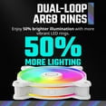thumbnail image 2 of Cooler Master MF140 Halo² Blanco Ventilador PWM ARGB de 140mm, 2 of 9