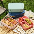 thumbnail image 4 of sruoe Bento Box, Lunch Boxes for Adults, bento box lunch, Portable Leakproof Heated Bento Container, Microwave Safe Heated Lunch Boxes for Storage Home Office Work Study, Plastic, 4 of 6