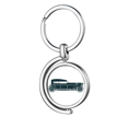 thumbnail image 1 of Green Geometric Classic Cars Outline Rotating Keychain Metal Keyring Holder, 1 of 2