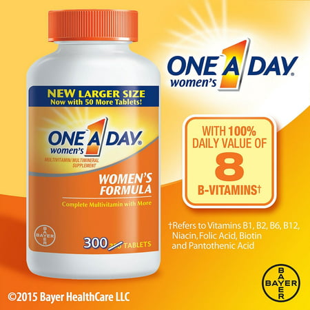 One A Day ® Formula la santé des femmes multivitamines / Supplément Comprimés 300 ct Bouteille