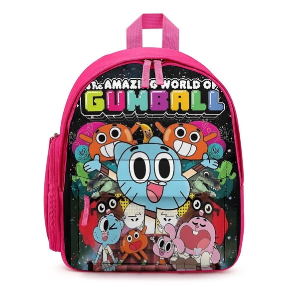 The Amazing World of Gumball Cute Cartoon backpack travel bag adjustable shoulder straps One size