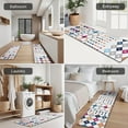 thumbnail image 5 of Colorful Geometric Diamond Pattern Kitchen Rugs Sets Of 3,Kitchen Runner Rugs Non Skid Washable,Decorative Kitchen Floor Mats for Kitchen,Sink,Laundry,17"x30"+ 17"x47" + 17"x59", 5 of 6