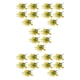 thumbnail image 2 of Flores Artificiales Elegantes 5 Piezas Toystoory Plástico Amarillo, 2 of 6