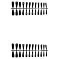 thumbnail image 1 of ZheElen Fake Nail Set French Style Scratch Resistant Press-on Fingernails Full Cover Removable for Trimble Adjustable Manicure Stickers Type 13 2Set, 1 of 6