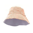 thumbnail image 3 of Empire Cove Stripe Terry Cloth Bucket Hat Fisherman Cap Women Men Sun Hat Orange, 3 of 4