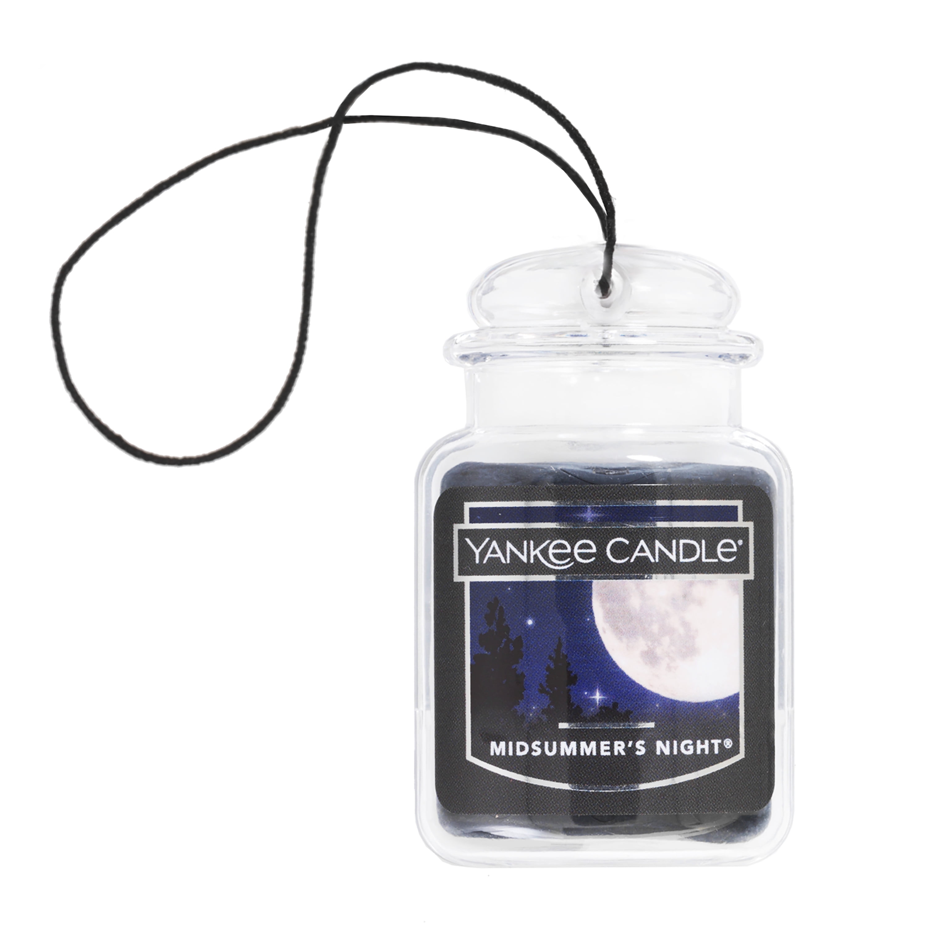 Yankee Candle Car Jar Ultimate Mid Summer's Night Scent, Hanging Car Air  Freshener, 1 Count 