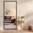 thumbnail image 2 of Full Length Mirror 70*32 inch full-body floor mirror with Artificial wood frame, elegant design and durability, a must-have for bedrooms, clothing stores and salons,Full Body Mirror, 2 of 11