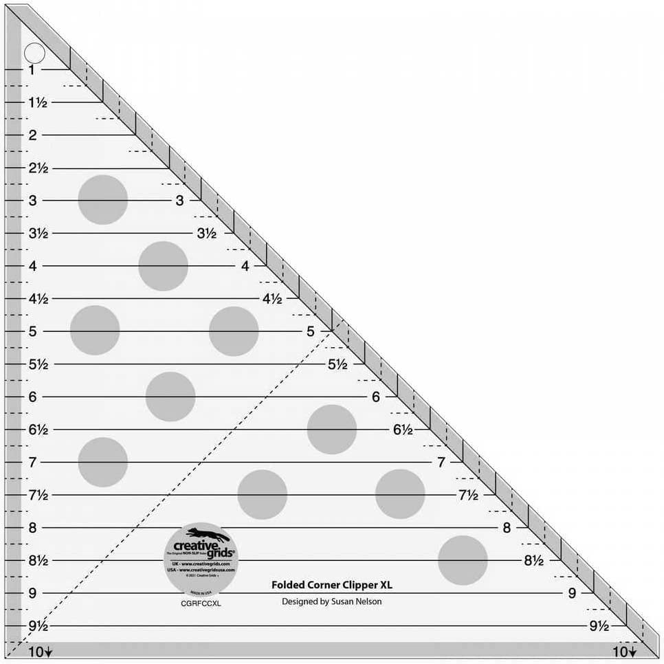 Creative Grids Quilt Ruler Folded Corner Clipper Tool XL