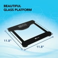 thumbnail image 3 of Zewa Digital Bathroom Scale | Elegant Design | Tempered Glass | Measures Up to 330 lbs / 150 Kg | Low Profile | Metric & Standard Units | Easy to Use, 3 of 9
