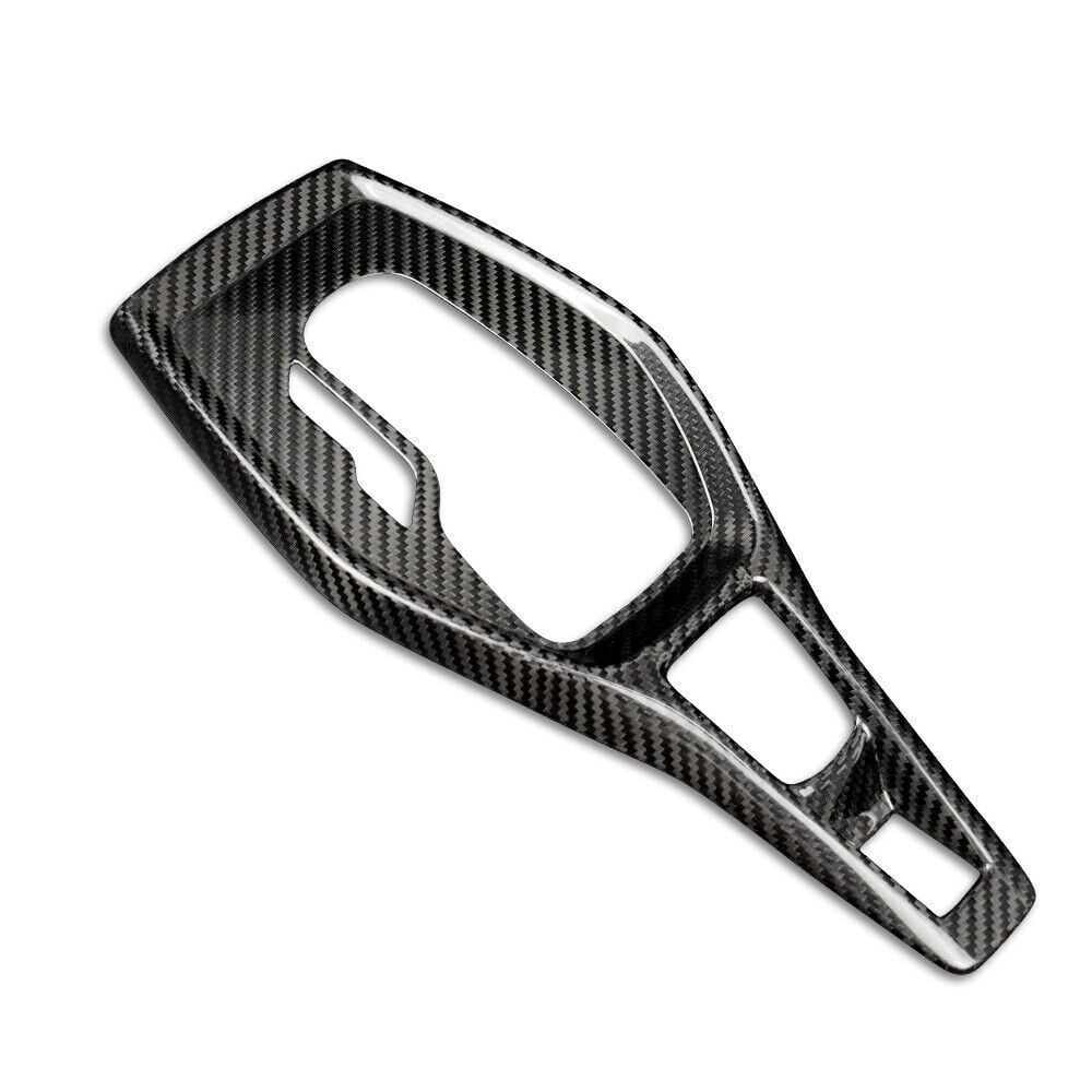 Nikauto Gear Shift Cover for Chevrolet Camaro, Real Hard Carbon Fiber Interior, Black, New