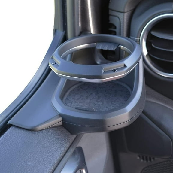 1x Car Left Window Cup Holder for Jeep Wrangler JL/Gladiator Left-Side 2018-2023