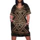 thumbnail image 1 of Vestido holgado con bolsillo y símbolo de reloj de arena infinito para mujer, vestido de noche con mangas largas, 1 of 6