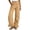 Khaki-linen wide leg pants women, variant on Linen Wide Leg Pants Women Summer Slacks Loose Trousers Ruffle Breathable Casual Clothes with Pockets Pink